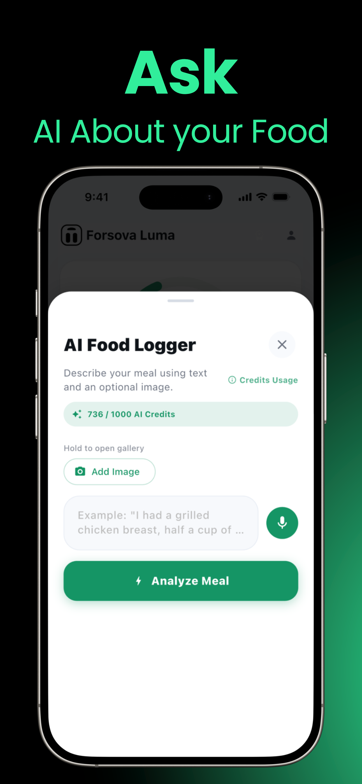 Forsova Luma: Calorie Tracker screenshot 5