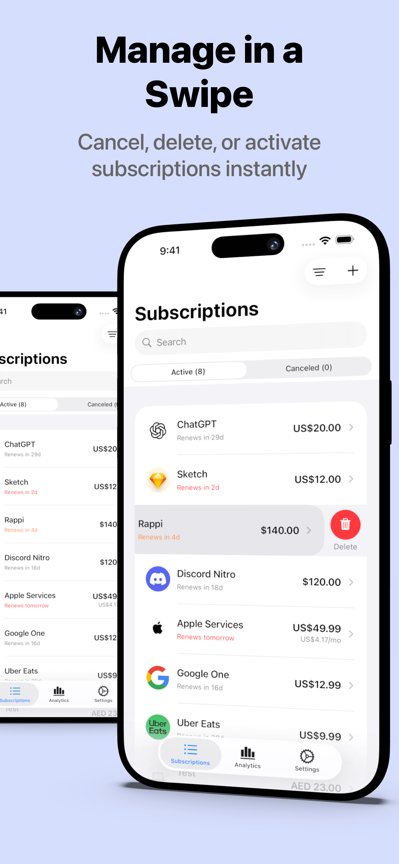 Subwise: Subscription Tracker