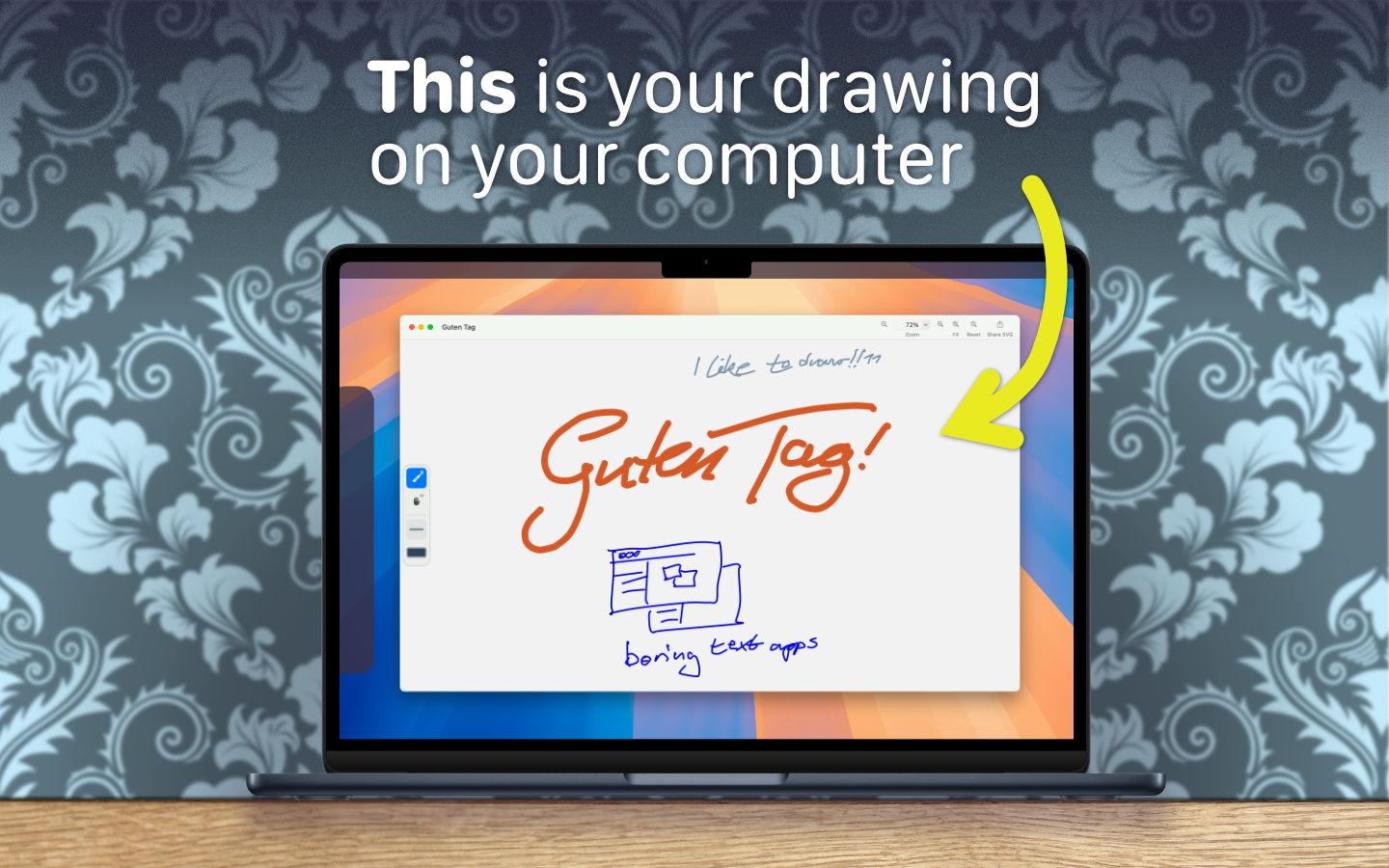 Infinite Canvas: Vector Sketch