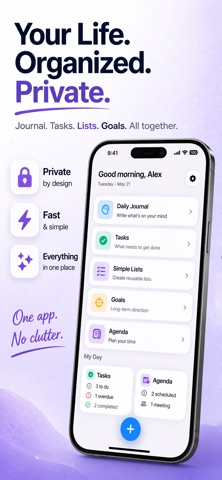 Locked Diary & Lists - Ebolv Screenshot 1 of 7