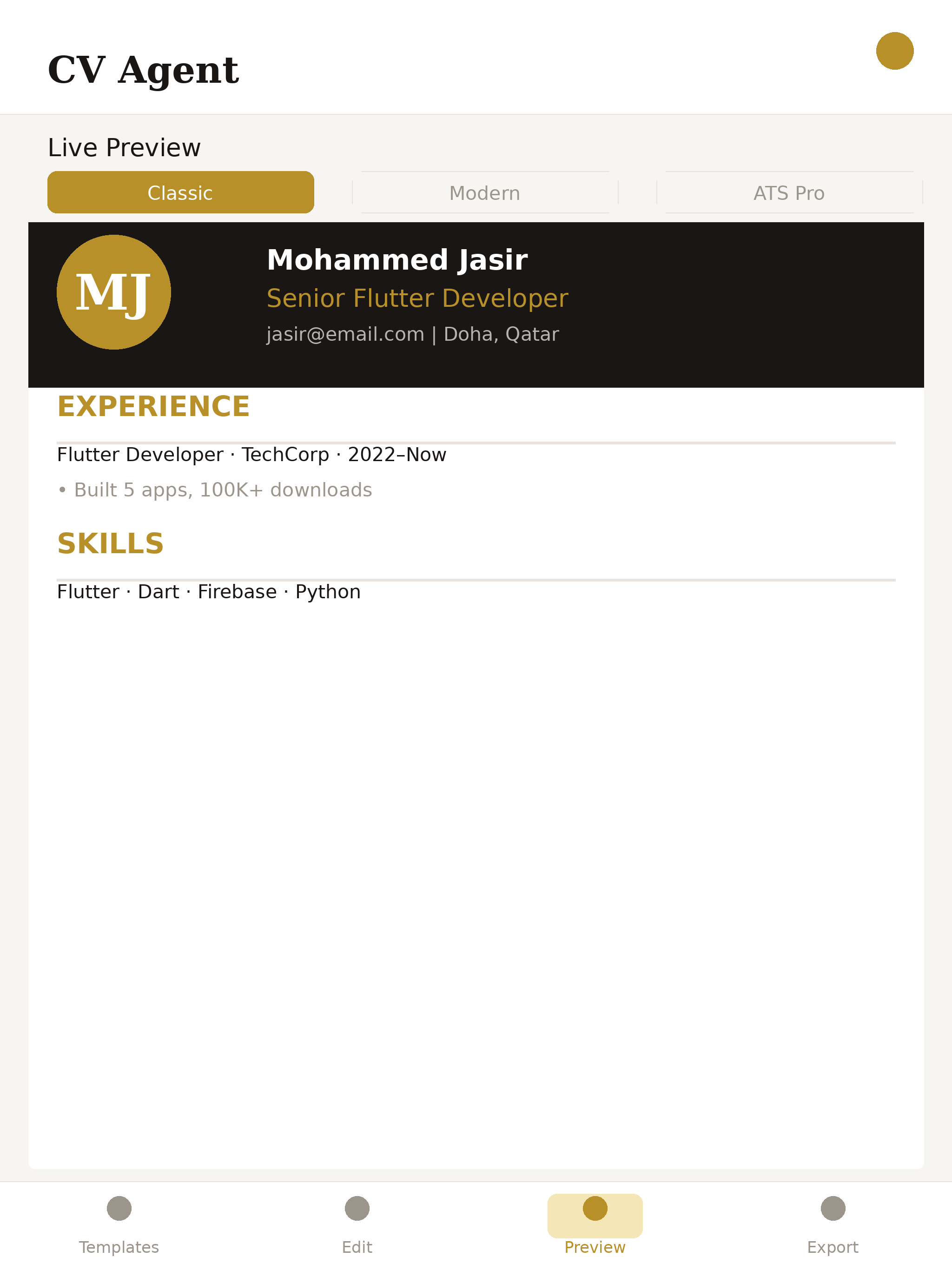 CV Agent