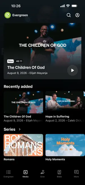 Evergreen Church screenshot 2