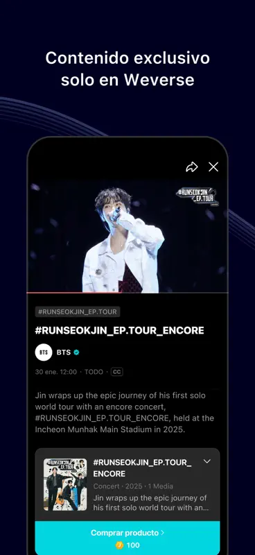 Weverse, Acércate a tu artista screenshot 7 of 9