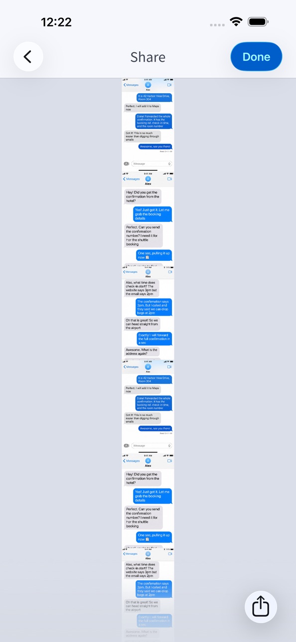 iPhone screenshot