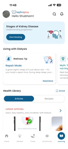 NephroPlus Guest App screenshot