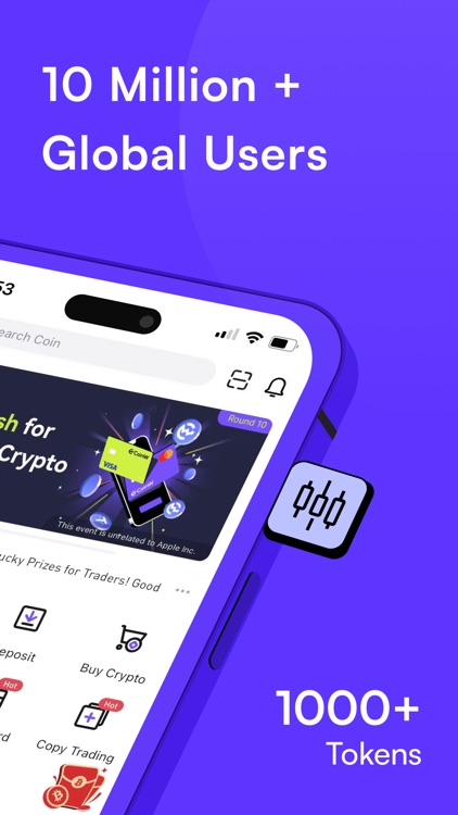 CoinW · Buy BTC, ETH & Crypto