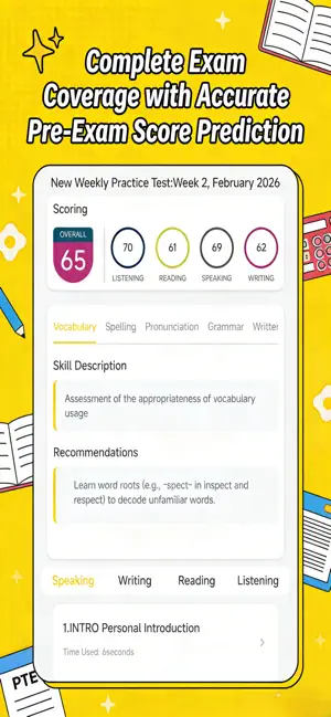 Mammoth PTE– PTE Exam Practice screenshot 3