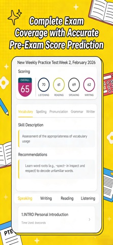 Mammoth PTE– PTE Exam Practice Screenshot 3 of 4