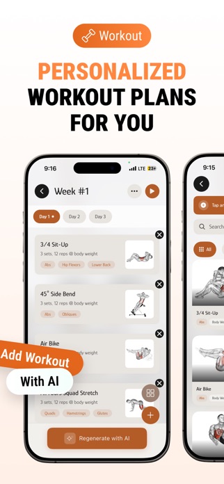 TrainAI-Workout & Meal Planner Screenshot 5 of 6