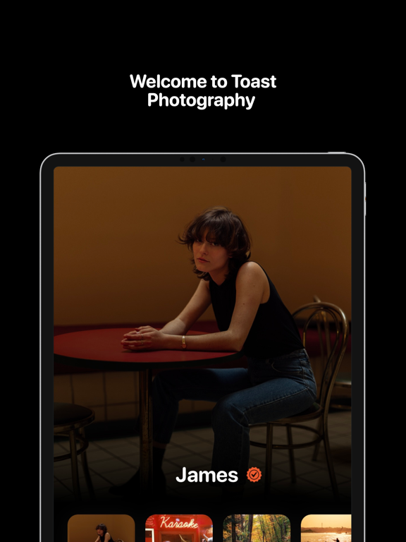 Toast Photography iPad screenshot 1 - Photo & Video app