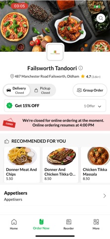 Failsworth Tandoori Screenshot 3 of 6