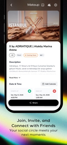 Mateup Events Screenshot 3 of 5