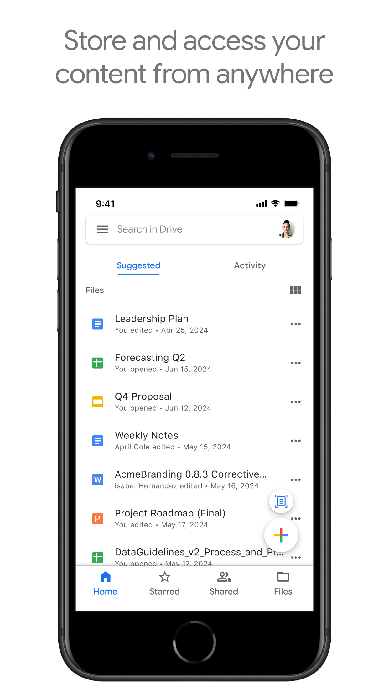 Google Drive screenshot 1