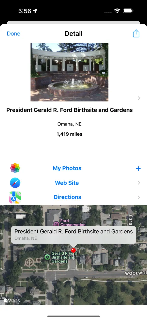 Screenshot #3 pour Places of our Presidents
