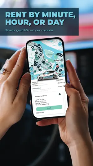 Anygo - carsharing in Belgrade screenshot 2