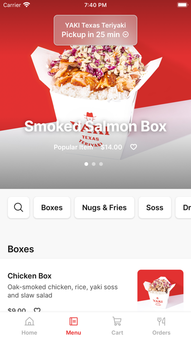 Yaki Texas Teriyaki iPhone screenshot 2 - Food & Drink app