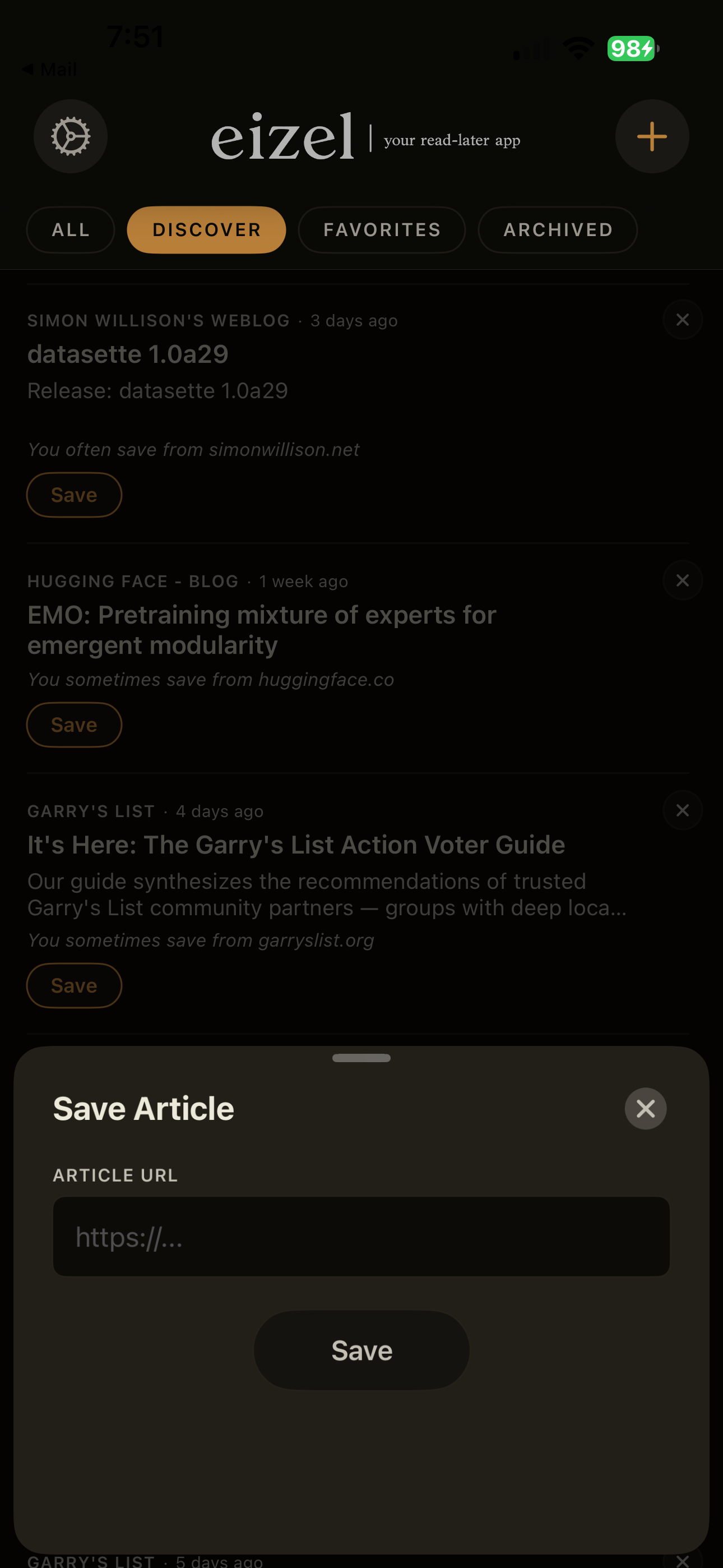 Eizel screenshot 4