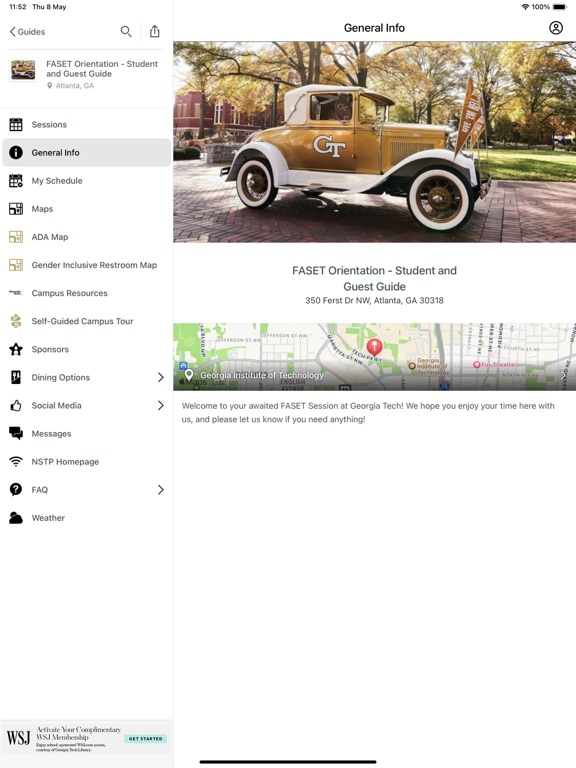 Screenshot #4 pour Georgia Tech Guidebook
