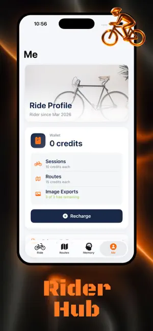 Velto - Ride Log iPhone screenshot 4