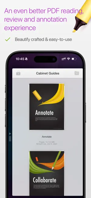 PDF Cabinet screenshot 1