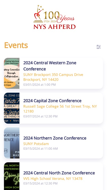 NYS AHPERD screenshot-3