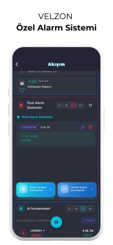VELZON - Borsa screenshot
