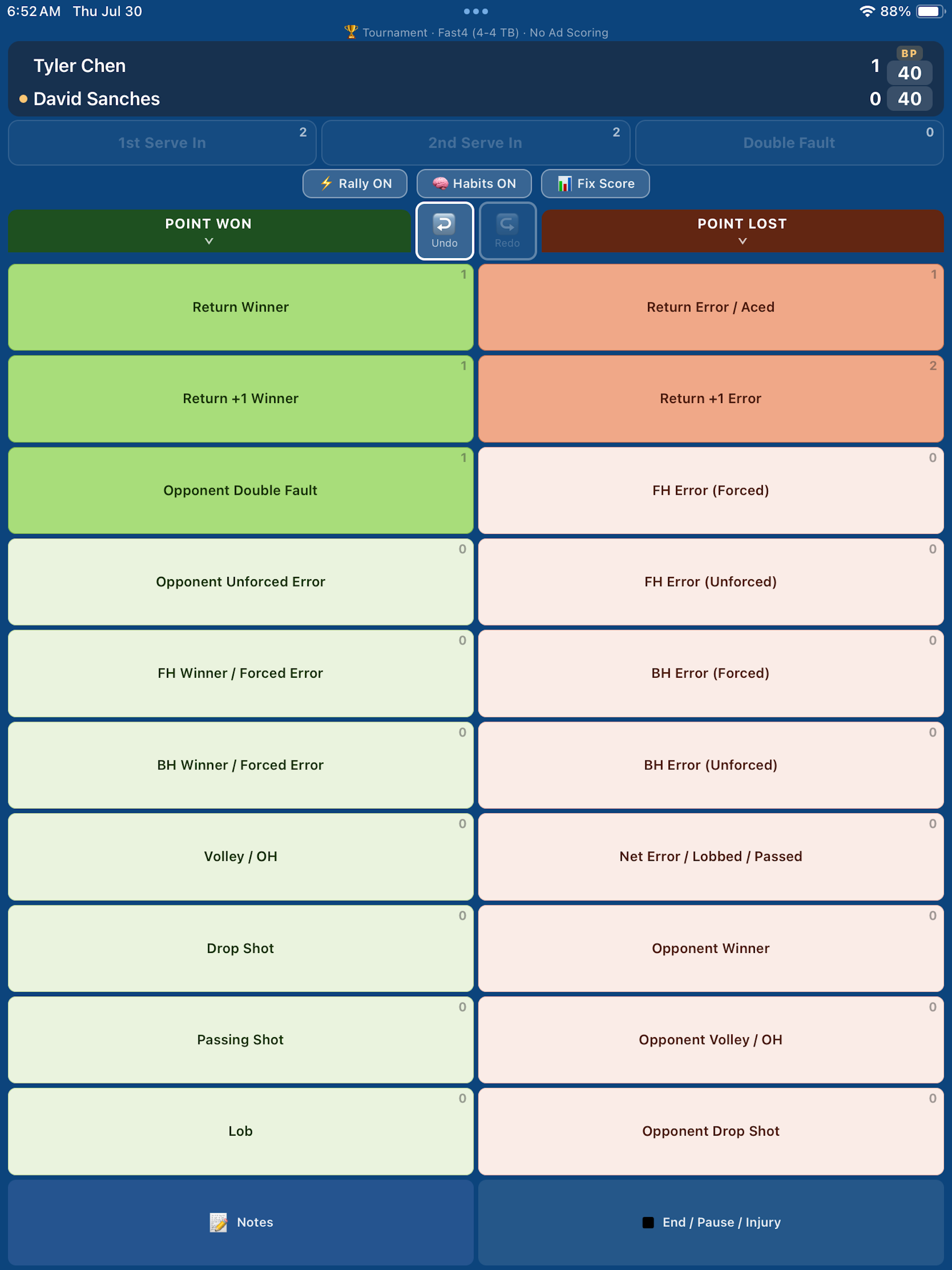 CourtSide Stats | Tennis ™ screenshot 15