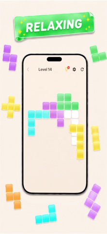 BlockFit! - Puzzle Game iPhone screenshot