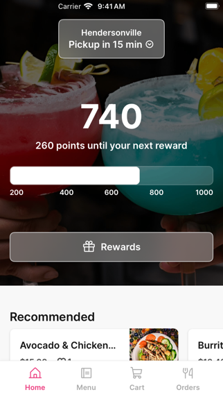 Screenshot 1 of El Paso Tacos & Tequila App