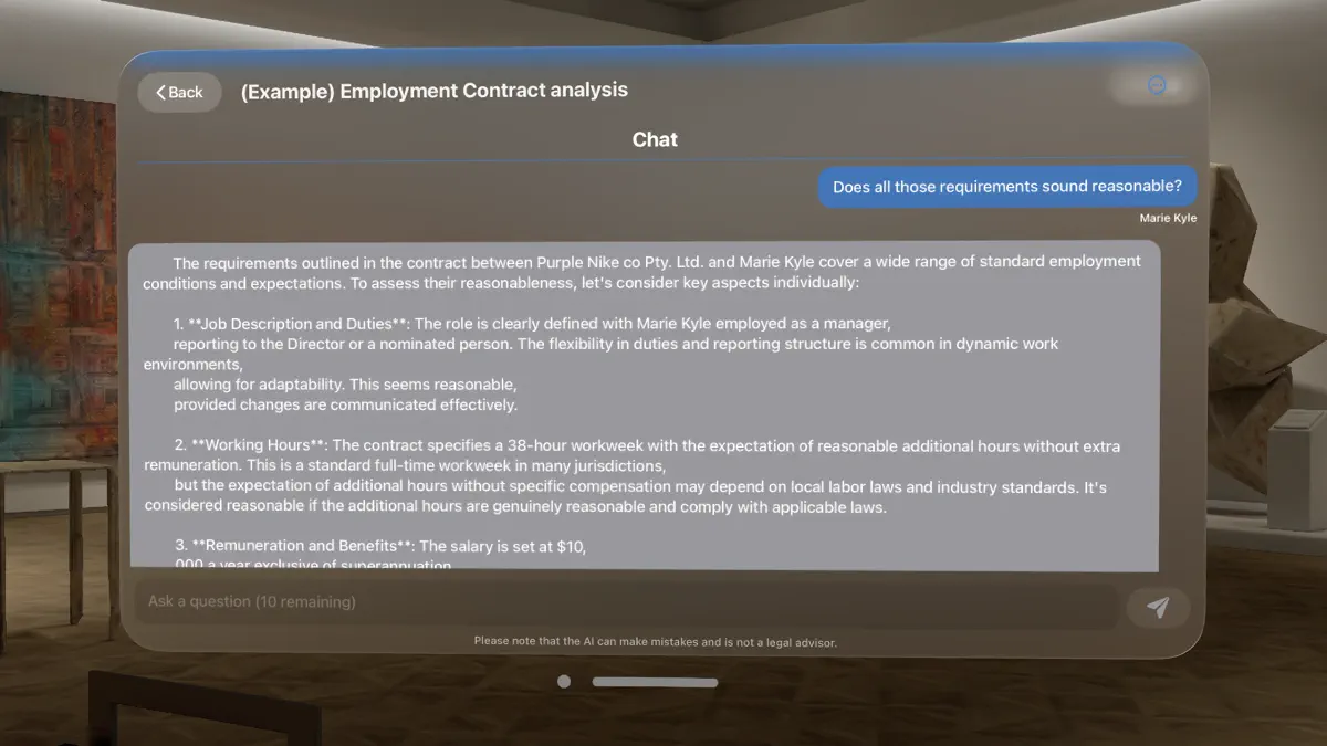 AI Lawyer: legal documents screenshot 5