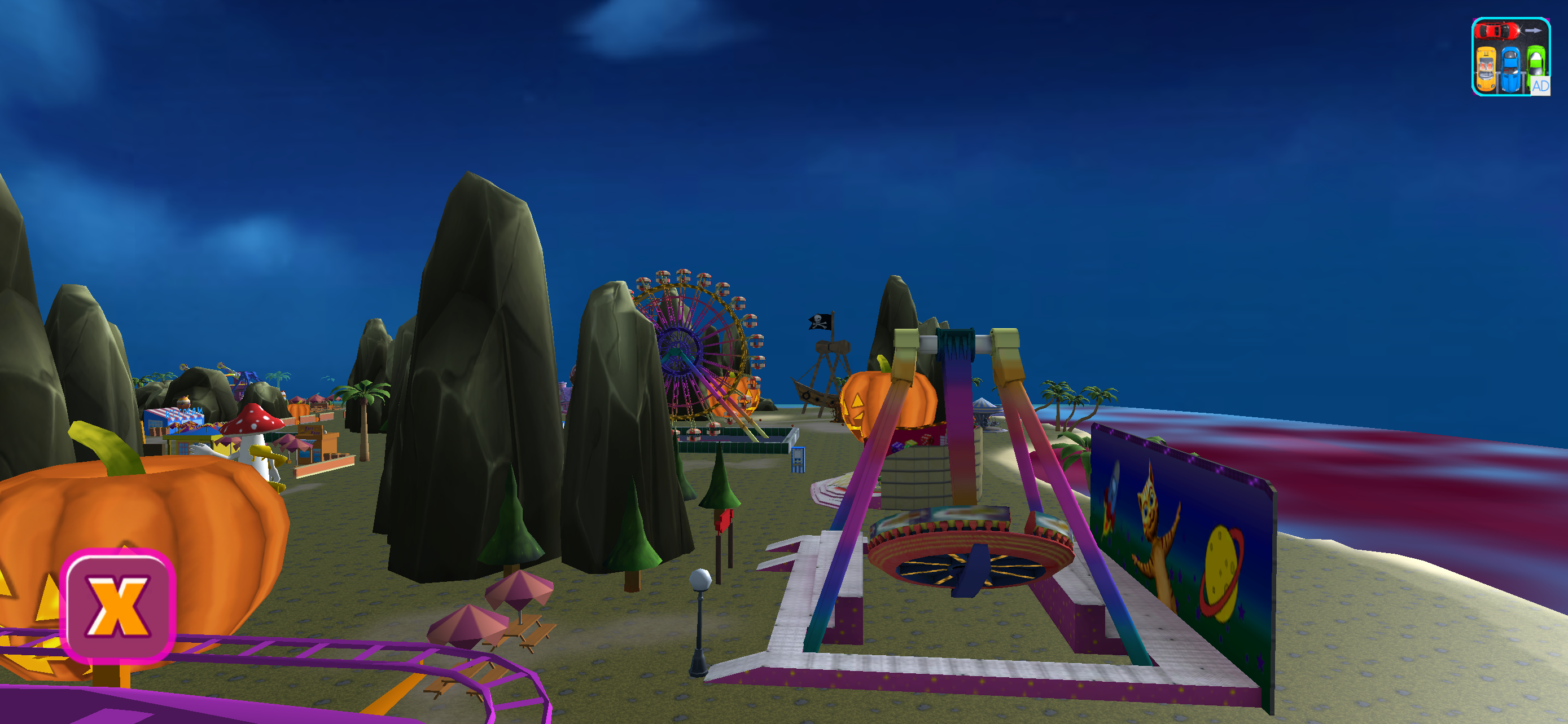 Halloween Cat Theme Park 3D
