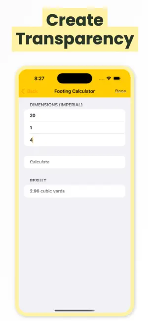 Concrete Calculator Now screenshot 3