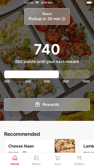 Rasoi To Go iPhone screenshot 1 - Food & Drink app