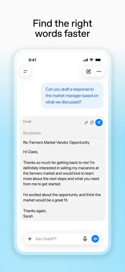 ChatGPT, App Store screenshot 8