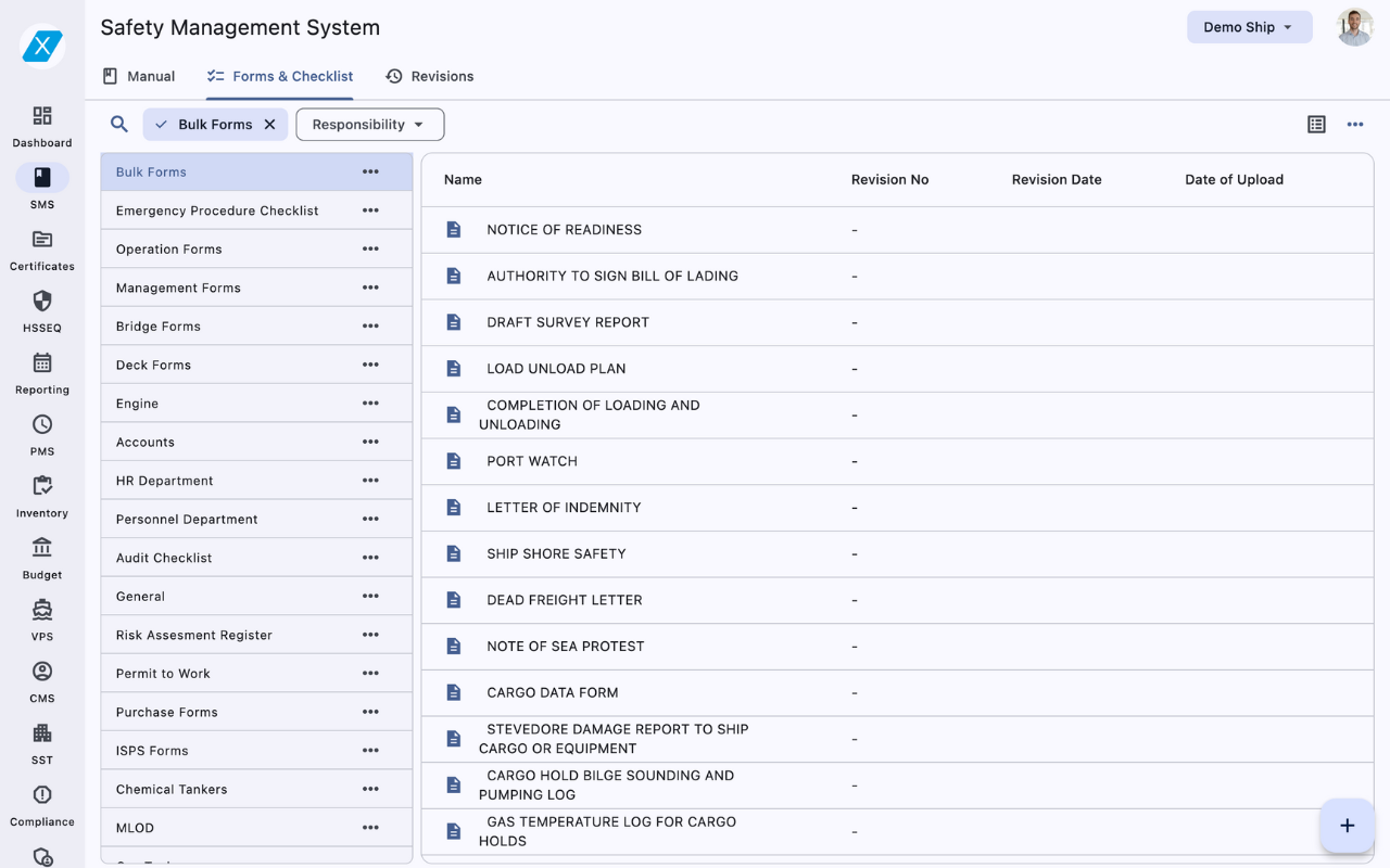 VoyageX VMS