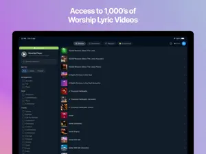 Worship Player screenshot 1