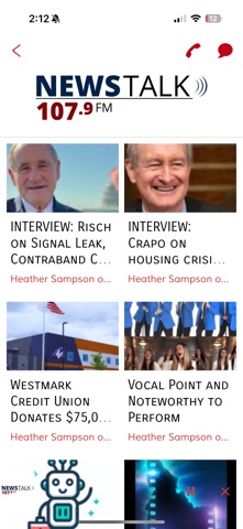 News Talk 107.9 iPhone screenshot