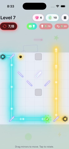 Laser Maze: Mirror Puzzle screenshot