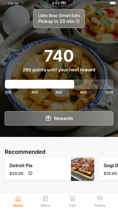 Little Bear Street Eats iPhone screenshot 1 - Food & Drink app