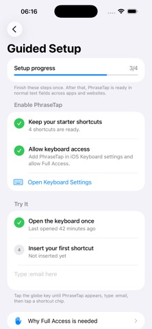 PhraseTap Keyboard Screenshot 5 of 6
