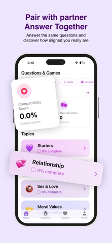 Couplee - Couple Fun iPhone screenshot