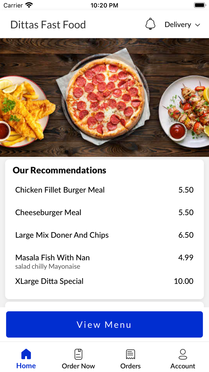 Dittas Fast Food Birmingham