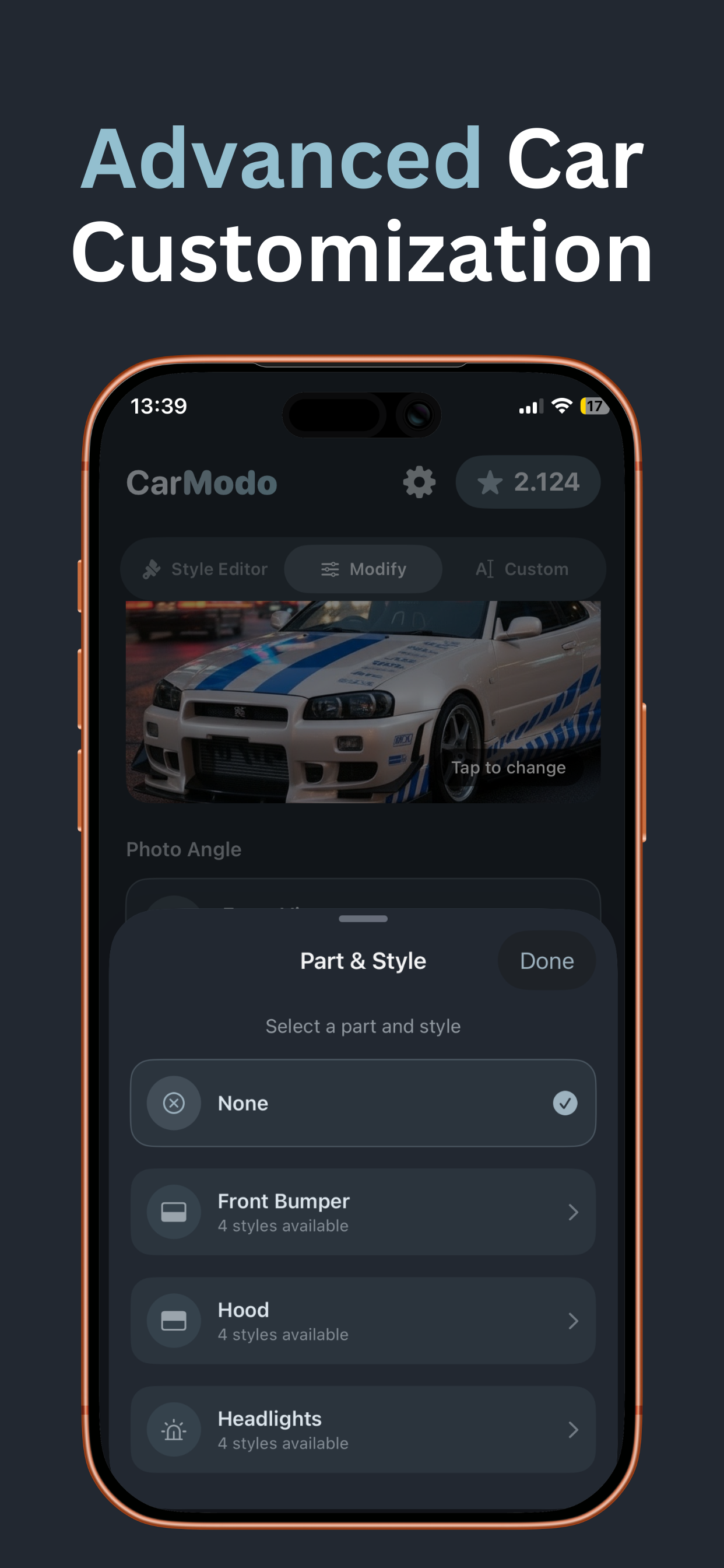 AI Car Modification - CarModo screenshot 7