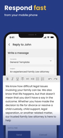 LegalMatch for Attorneys (New) iPhone screenshot