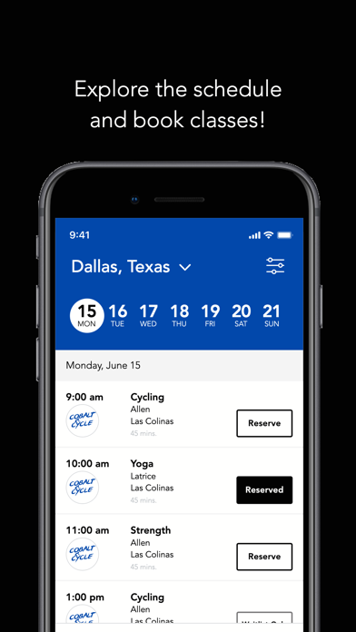 Cobalt Cycle iPhone screenshot 3 - Health & Fitness app