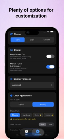 Market hours, Sessions Clock Screenshot 4 of 4