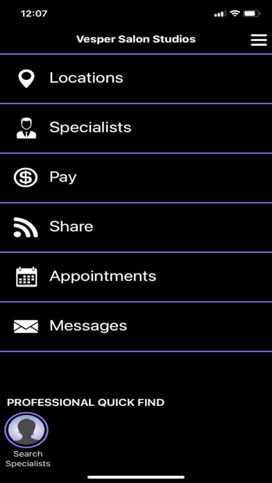 Vesper Salon Studios Screenshot