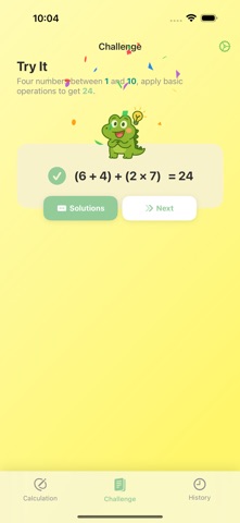 Croc 24 - Math Game Screenshot 5 of 8