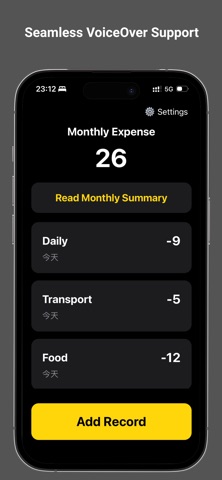 Accessibility Ledger Screenshot 1 of 4