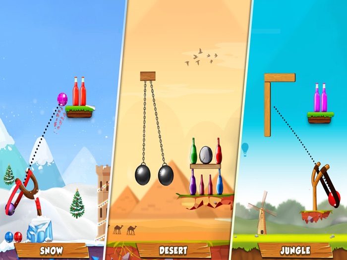 Slingshot King Bottle Shoot